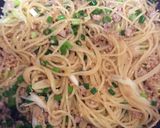 納豆と豚ひき肉の和風パスタ作り方6写真