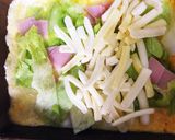 ☆レタスとハムチーズの卵焼き☆作り方2写真