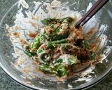焼きししとうのしそ梅マヨおかか和え作り方3写真