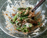 焼きししとうのしそ梅マヨおかか和え作り方3写真