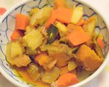 かぼちゃとツナと野菜の煮物作り方4写真
