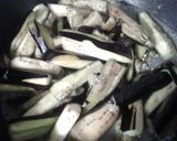 なすとアサリのガーリック醤油炒め煮作り方3写真