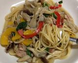 キノコたっぷりパスタ作り方7写真