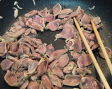 空芯菜と砂肝の黒こしょう炒め作り方2写真