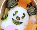キャラ弁☆ディズニーハロウィン作り方1写真