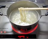 和製生パスタ「むぎきり」のカルボナーラ作り方3写真