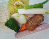 簡単☆焼きうどん　魚肉ソーセージでね♪作り方1写真