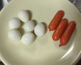 お弁当に♫うずら卵とウインナーのカレー焼作り方1写真