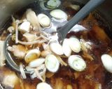 舞茸、えのきと鶏のポカポカ素麺作り方5写真