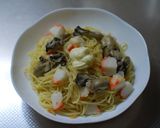 牡蠣と大葉のパスタ作り方7写真