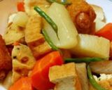 簡単♪厚揚げと大根にんじんいんげんの煮物作り方24写真