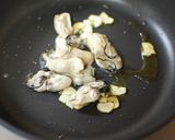 牡蠣と大葉のパスタ作り方4写真