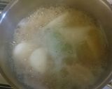 おもてなしにも＊蕪とホタテ缶のお味噌汁作り方4写真