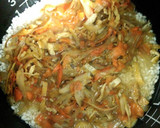 油揚げときんぴらごぼうの炊き込みご飯作り方7写真
