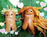 髪の生えたソーセー人☆ハロウィンにも作り方7写真