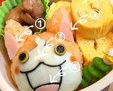 妖怪ウォッチのキャラ弁作り方9写真