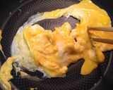 ♬フワフワたまごとゴボウが香るオムライス作り方5写真