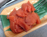 時短で簡単♪鮭の一口照り焼き＊お弁当にも作り方2写真