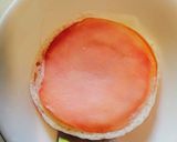 レンジで簡単♪お弁当ハムエッグ半月たまご作り方3写真