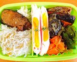 レンジで簡単♪お弁当ハムエッグ半月たまご作り方5写真
