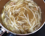 めんどくさがりやの舞茸ともやしのスープ作り方4写真