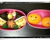 キャラ弁に♡みかんでハロウィン♡作り方4写真
