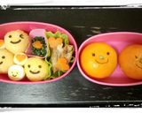 キャラ弁に♡みかんでハロウィン♡作り方10写真