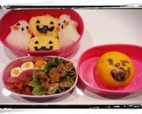 キャラ弁に♡みかんでハロウィン♡作り方6写真
