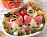 妖怪ウォッチ♪ジバ＆ロボニャン♪キャラ弁作り方9写真