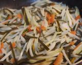 野菜の皮・出がらし昆布のキンピラ作り方3写真