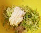 甘いコールスローのハム卵サンド作り方3写真