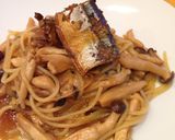 骨まで食べれる秋刀魚のパスタ作り方6写真