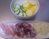 ベーコン＆ズッキーニのオムレツ☆朝食に♪作り方4写真