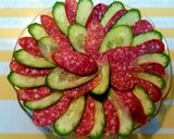 5分でパーティーにサラミきゅうりマヨぽん作り方1写真
