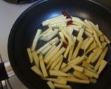 さつまいもとごぼうのきんぴら作り方2写真
