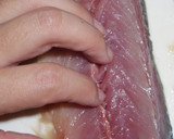 肴鯖鯵鯛鰯鮭鮪鮨！魚の三枚おろしの基本！作り方25写真