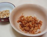 ✿松の実と干しえびの中華なフーガス☺作り方1写真