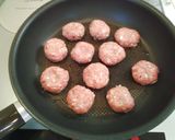 白菜と肉団子の中華風スープ　春雨入り♬作り方2写真