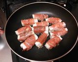 角麩のチーズ肉巻き♡照り焼き味作り方3写真