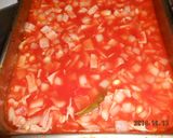 【スチコンレシピ】豆とベーコンのトマト煮作り方4写真