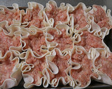 ☆お肉たっぷり激旨！餃子の皮で大粒焼売☆作り方2写真
