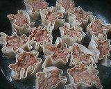 ☆お肉たっぷり激旨！餃子の皮で大粒焼売☆作り方3写真