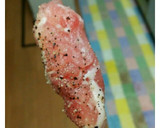 超簡単！！安売りの切り落とし肉で串カツ作り方2写真