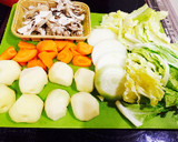 生姜でぽかぽか白菜の脂肪燃焼ポトフ♡作り方1写真