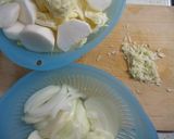 白菜とソーセージのスープ煮作り方1写真