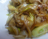 豚肉とダブルねぎの焼き肉のたれ炒め作り方4写真