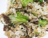 牛肉とレタスのガーリックチャーハン作り方5写真