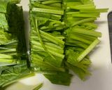 おうち給食ほうれん草ともやしのナムル風作り方1写真