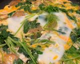 三つ葉と麩のふんわり✨卵とじ作り方4写真