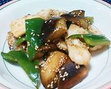 ダイエット鳥胸肉となすとピーマン中華炒め作り方19写真